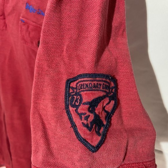 Buffalo David Bitton Polo Shirt Red LIKE NEW - Picture 2 of 9